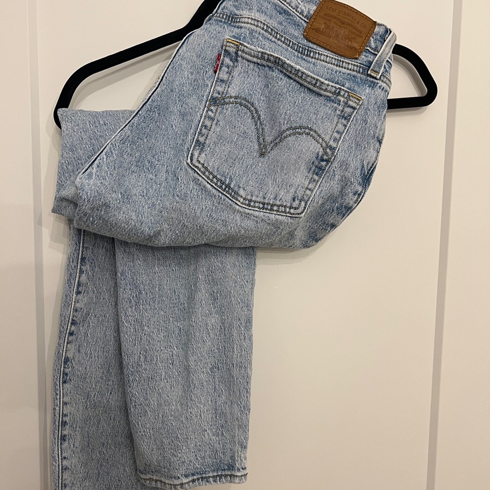 Levi's Light Blue Straight Leg Jeans